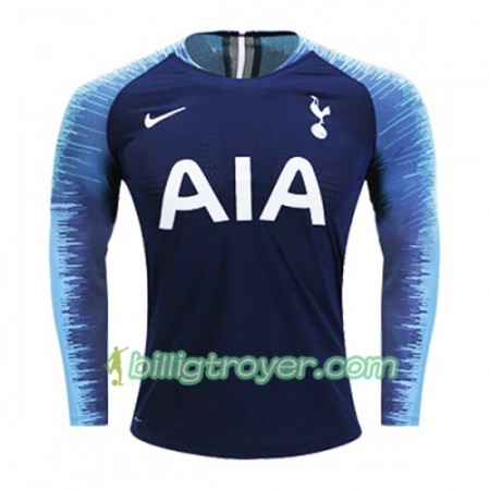 Billige Fotballdrakter Tottenham Hotspur Bortedraktsett 2018/19 Langermet